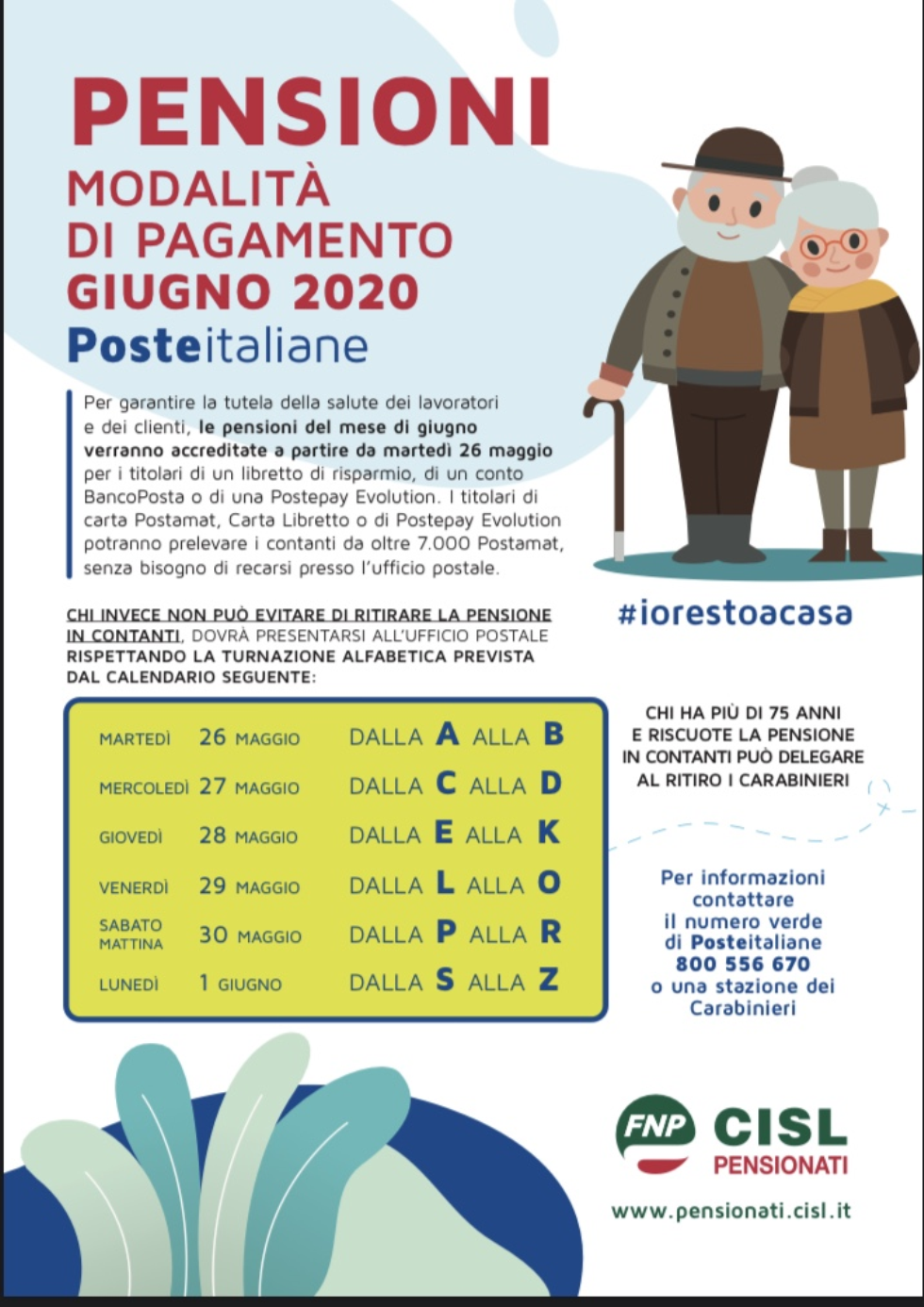 LE PENSIONI ...A GIUGNO